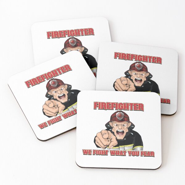 Item preview, Firefighter We Fight What You Fear Fireman Design designed and sold by cartattz.