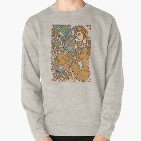 Celtic Woman & Bird Pullover Sweatshirt