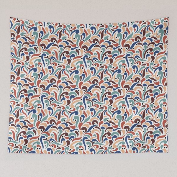 Item preview, Pastel Curves Design designed and sold by Kiran Shaila Ramesh.
