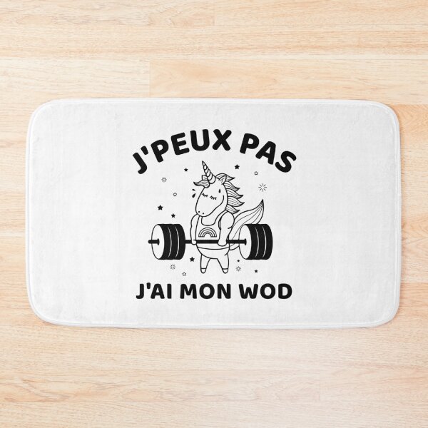 Item preview, Unicorn training wod humor work of the day funny gift designed and sold by joozybart.