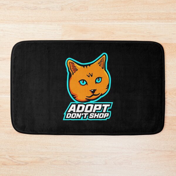 Item preview, Adopt Don't Shop - Cat Logo designed and sold by spacepandaRB.