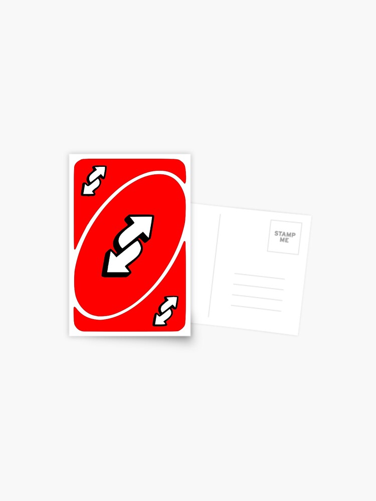 Uno reverse card | Postcard