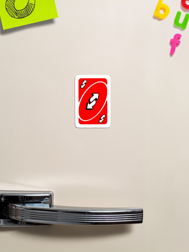 Uno reverse card Sticker for Sale by Mello Official Store