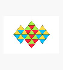 TRIANGLES ARTWORK Photographic Print