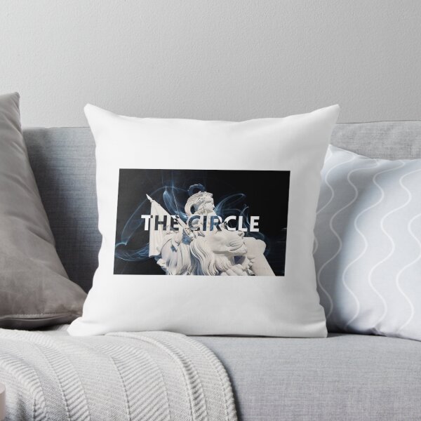 The Lion of Palmyra, also known as the 'Lion of Athena Throw Pillow
