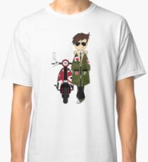 Mod Boy & Retro Scooter Classic T-Shirt