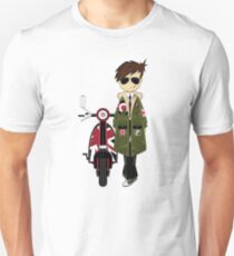 Mod Boy & Retro Scooter Unisex T-Shirt