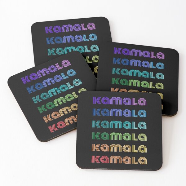Item preview, KAMALA HARRIS 2020 BIDEN, cool vintage retro modern minimalist text rainbow designed and sold by NiceSign.