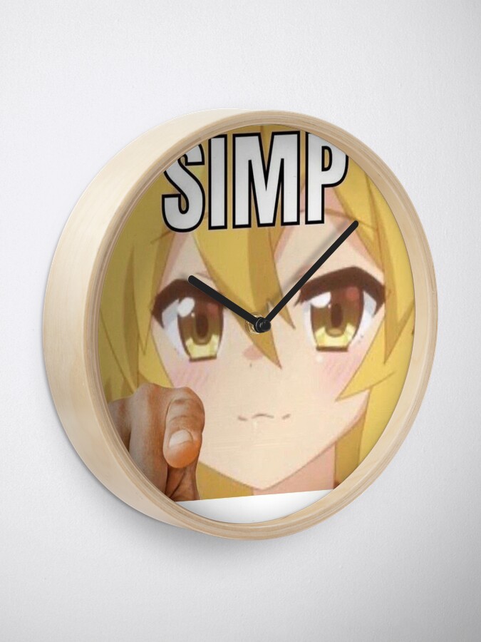 You are a simp anime meme