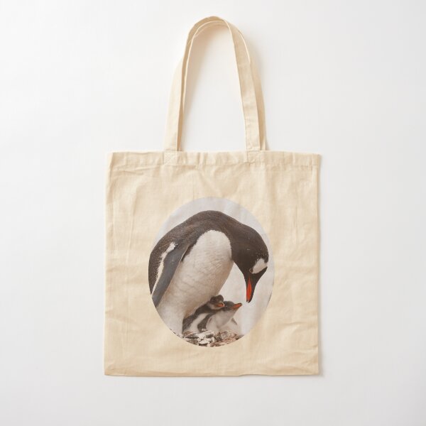 Penguin Love Cotton Tote Bag