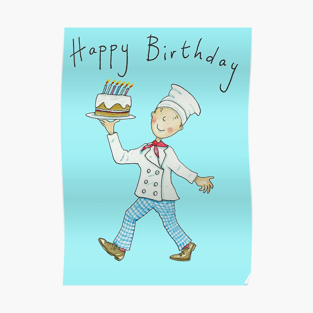Cooking Birthday Wishes For Chef - Chef Birthday Card Etsy : Looking