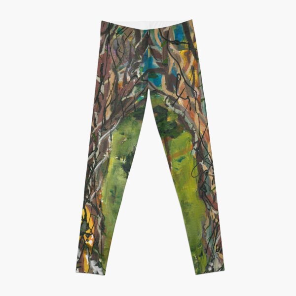 SPOOKY TREE VINE Halloween Leggings