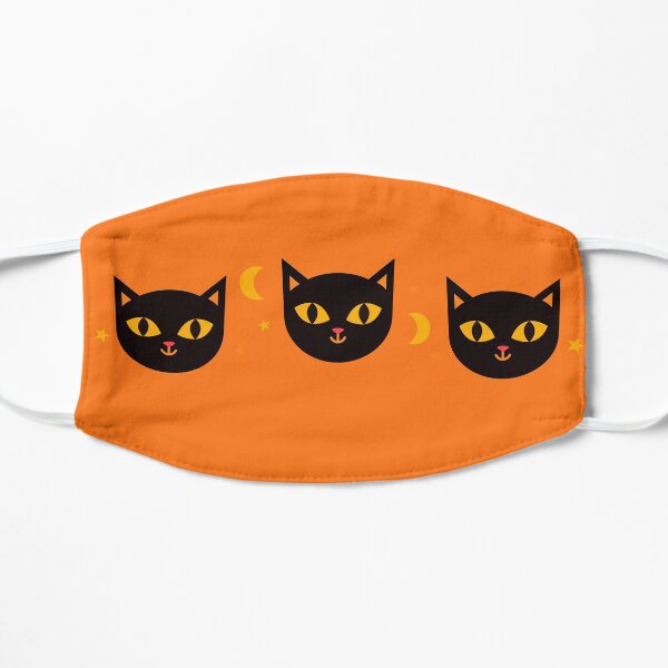 Copy of egyptian mummy black cats- halloween collection/scared orange cat/trick or treat/ orange/ghost/autumn/funny/spooky/ghost /cute/death/savage Mask