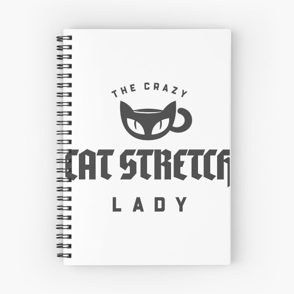 Item preview, Crazy cat stretch lady. designed and sold by orbfitness.