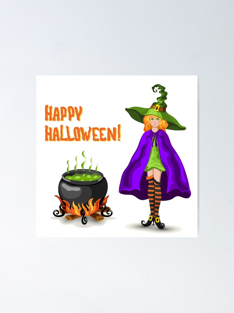 Elemento de caldero de poción de caldero de bruja en boceto de halloween de  estilo de dibujos animados