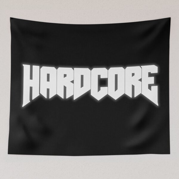 Item preview, Hardcore Doom Video game Retro Gaming designed and sold by melisssne.