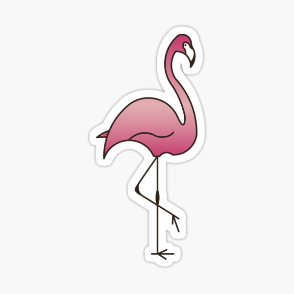 Black Flamingo Stickers Redbubble - roblox rapper hot small brain flamingo