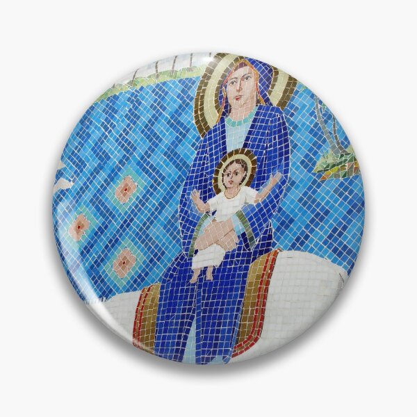 Item preview, Mary & Joseph Mosaic Mural designed and sold by Marilyn Harris.