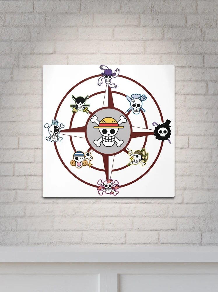 One Piece Straw Hat Pirates Emblem - Gourde en Métal