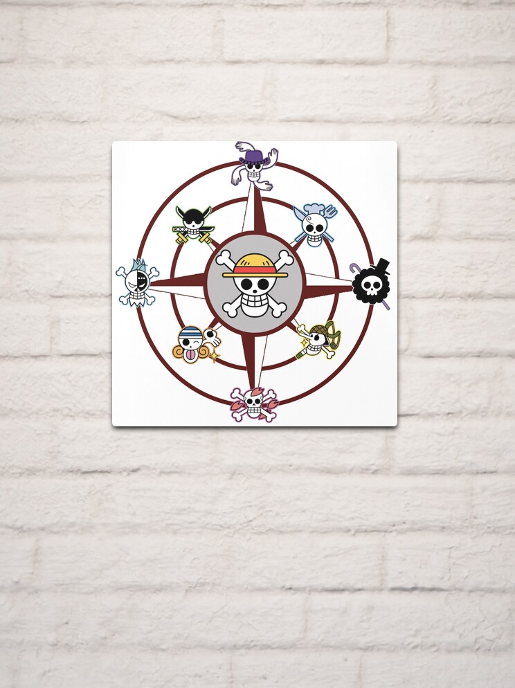 All Straw Hat Pirates Crew Logo | Poster