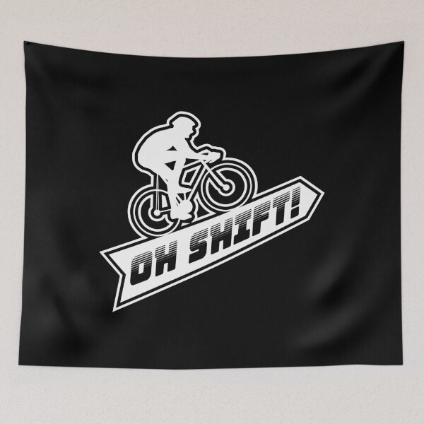 Item preview, Oh Shift - Funny Mountain Bike Trail Gift designed and sold by biNutz.