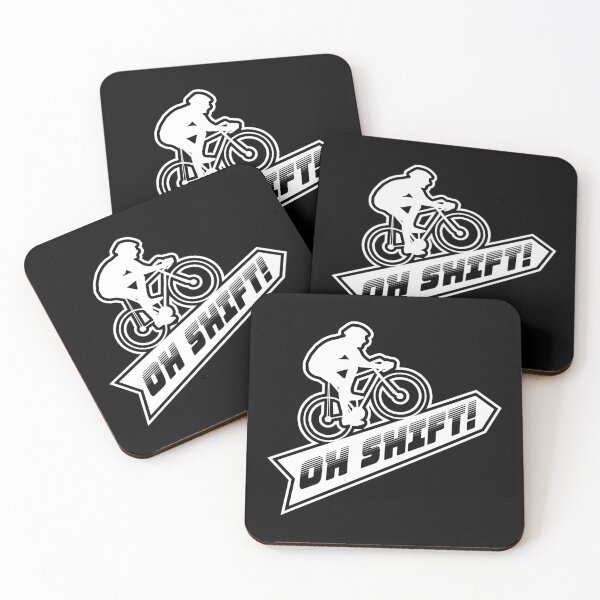 Item preview, Oh Shift - Funny Mountain Bike Trail Gift designed and sold by biNutz.