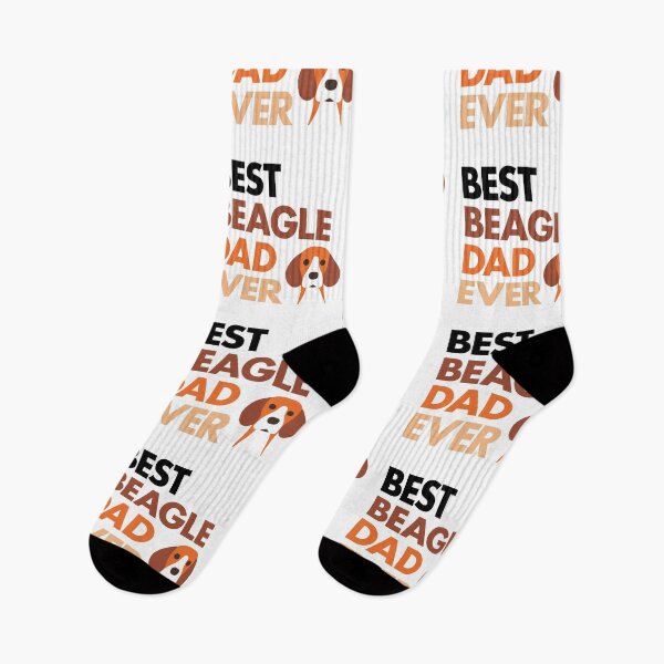 Item preview, best beagle dad ever white designed and sold by TanyaHayes.