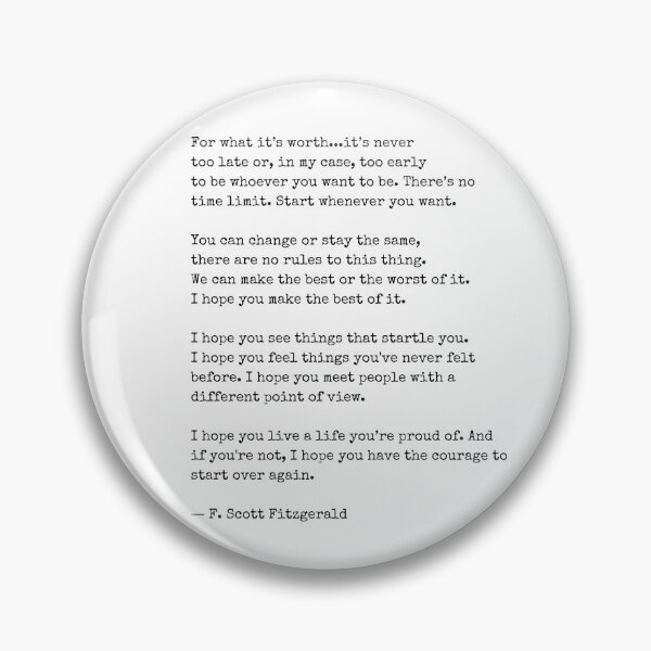 Item preview, Por lo que vale - F Scott Fitzgerald designed and sold by The Little Wood Cottage.