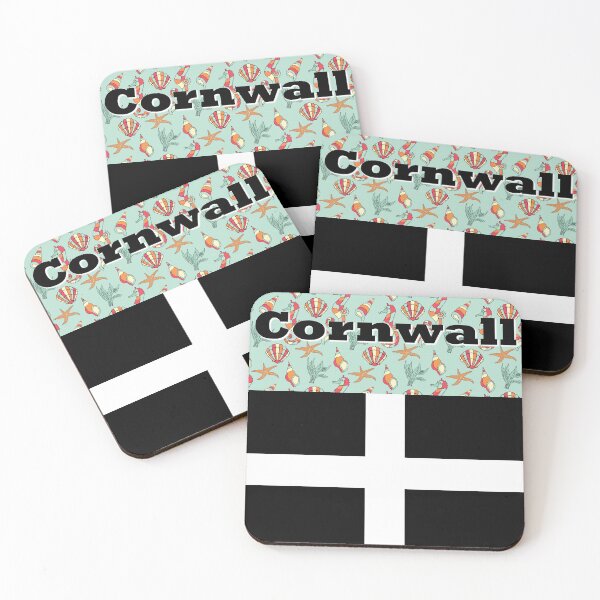 Item preview,  Cornwall County Flag Home Sweet Seaside Home designed and sold by adorableandcute.
