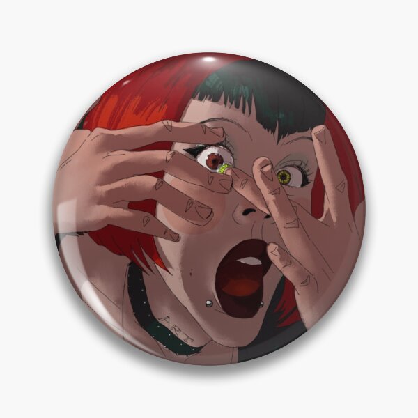 Item preview, Punk girl with contact lenses designed and sold by SnowDoveDesign.