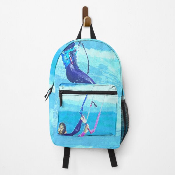 Item preview, Kitesurfing Surfing girl Water Painting designed and sold by CuteDesigns1.