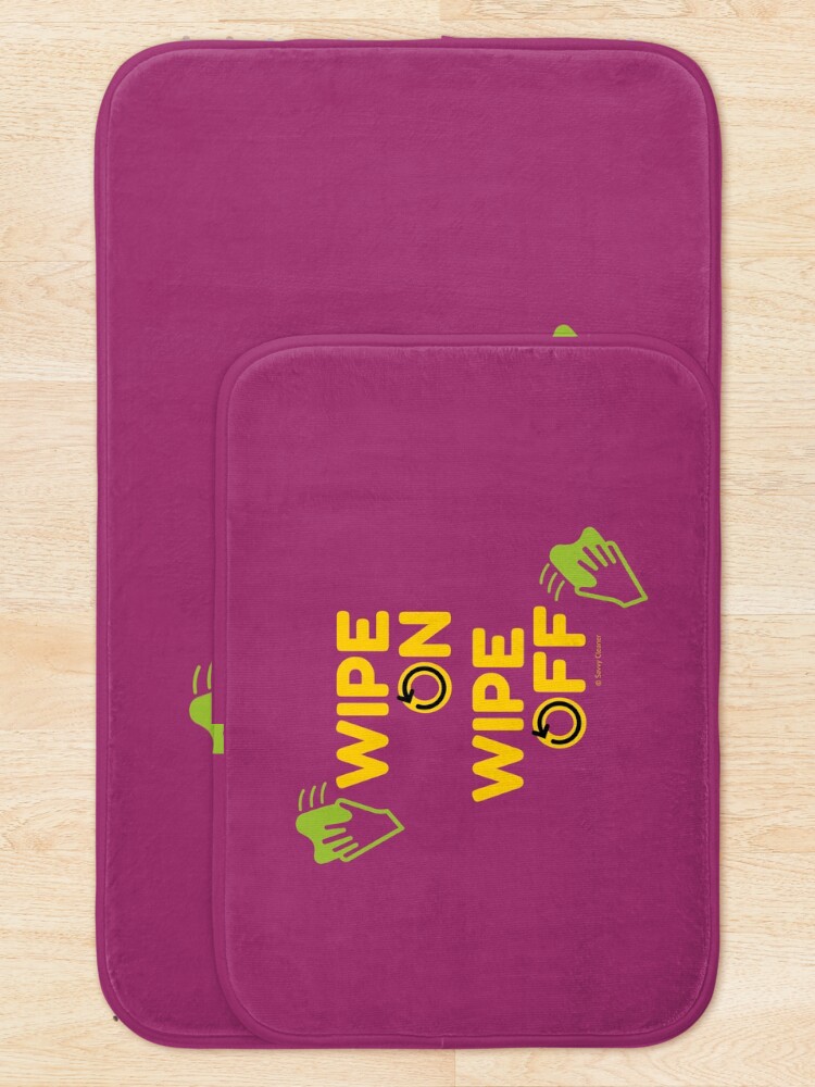 Alternate view of Wipe On Wipe Off, Housekeeping Humor Bath Mat