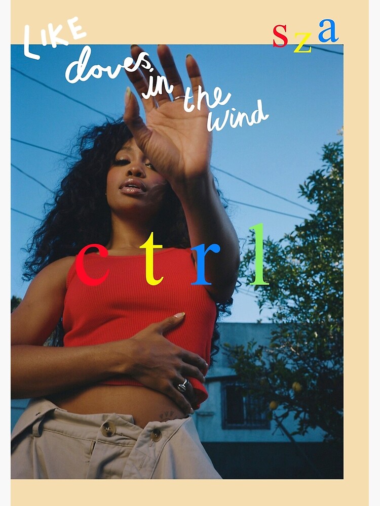 Sza CTRL doves in the wind poster Poster sold by Ola Dobrzyńska | SKU ...