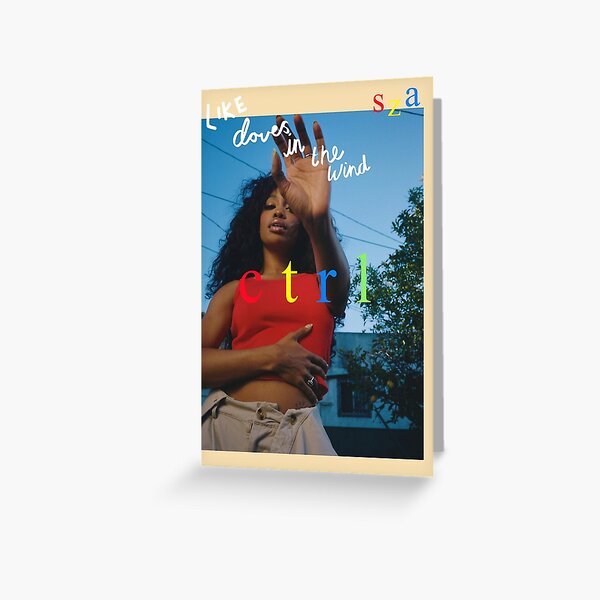 Item preview, Sza CTRL doves in the wind poster designed and sold by ahlarnuh.