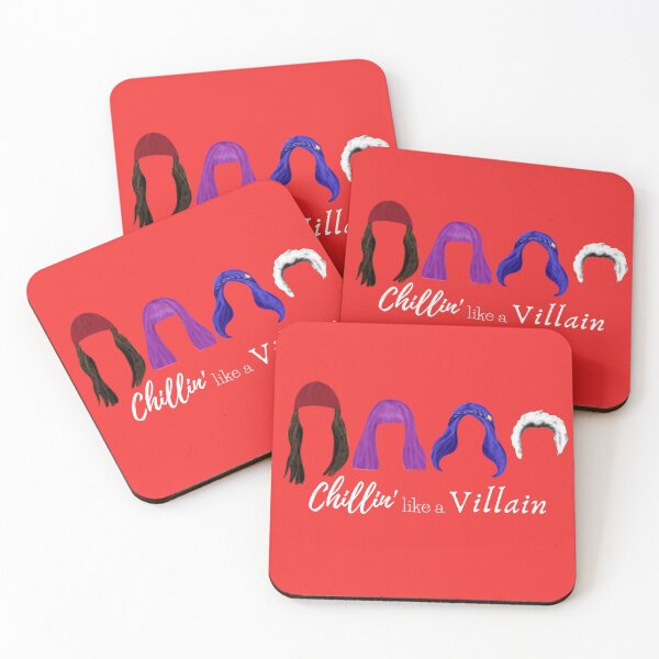 Item preview, Chillin' like a villain - white text designed and sold by DesignsBySaxton.
