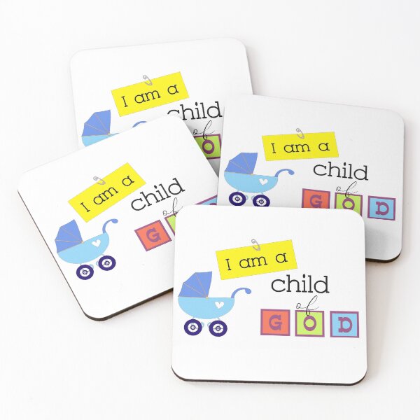 Item preview, I am a child of God (blue) designed and sold by chrisbats.