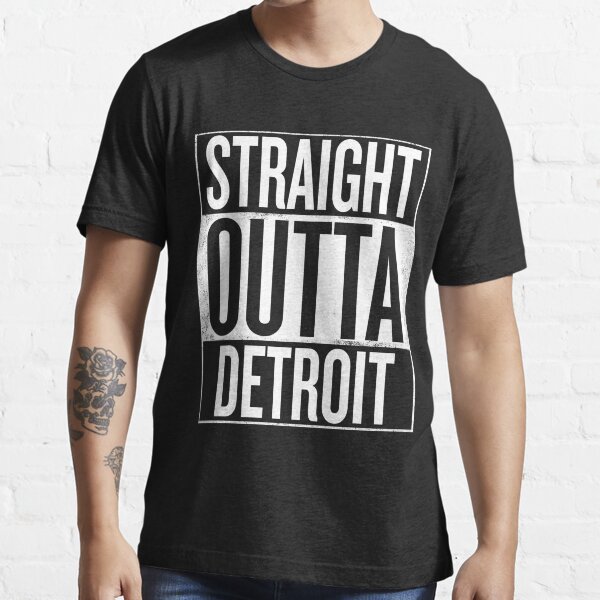 Straight outta Detroit Michigan USA design Essential T-Shirt
