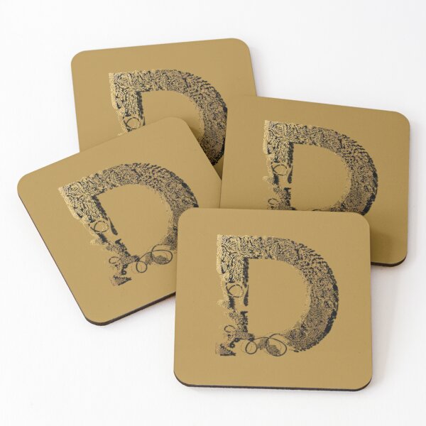 Item preview, Monogram D designed and sold by TheBWGalerie.