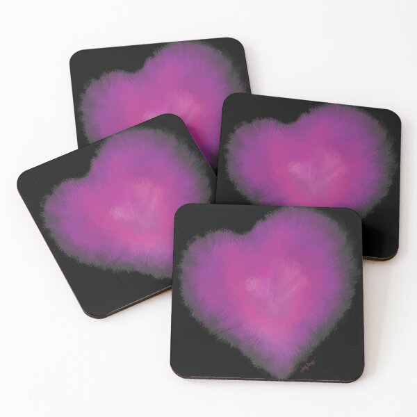 Item preview, Soft Pink heart at nightfall  designed and sold by busyBeanz.