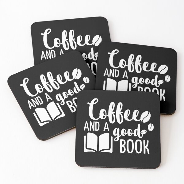 Item preview, Coffee and a good book designed and sold by NerdySherds.