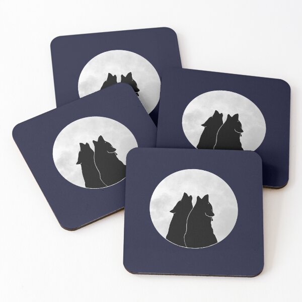 Item preview, Wolves and Moon designed and sold by Jadetuk.