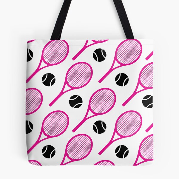 Item preview, Vivid pink Tennis rackets pattern designed and sold by FK-UK.