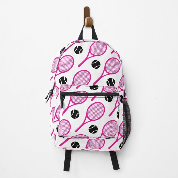 pink tennis backpack