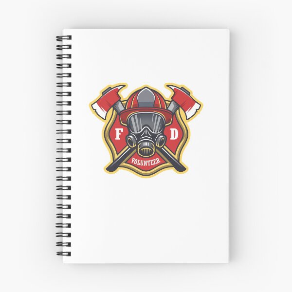 Item preview, Volunteer Firefighter Fireman Maltese Cross with Axes Full Color Design designed and sold by cartattz.