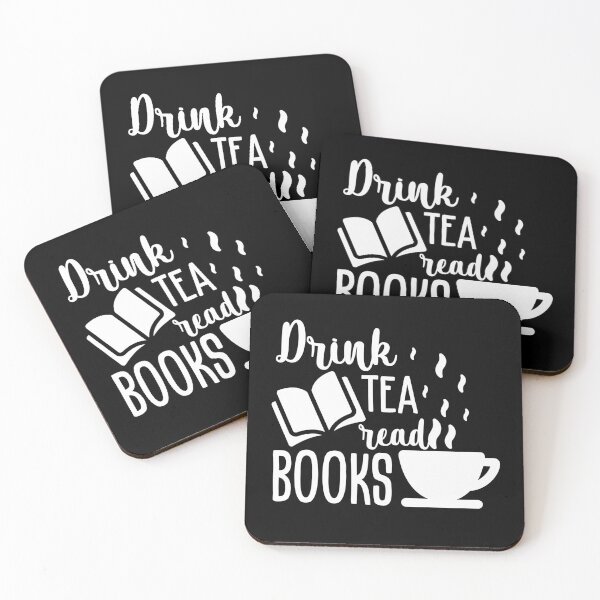 Item preview, Drink tea read books designed and sold by NerdySherds.