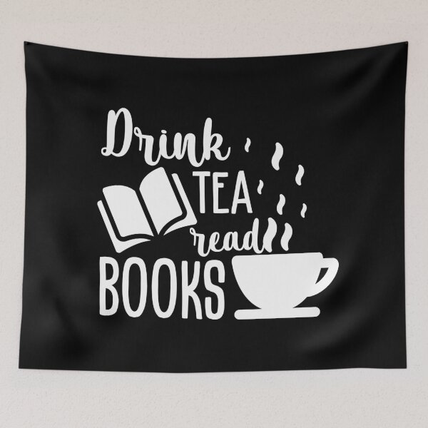 Item preview, Drink tea read books designed and sold by NerdySherds.
