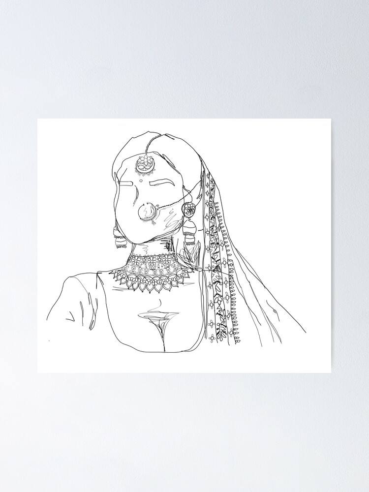 Indian Bride Drawings for Sale  Fine Art America