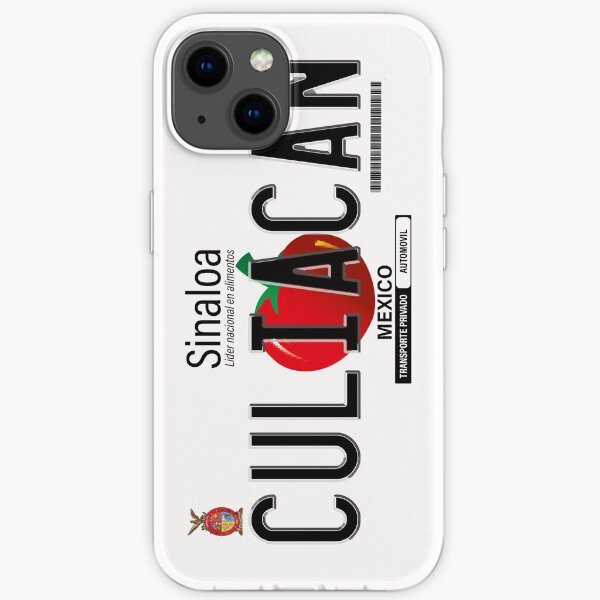 Culiacan License Plate Design iPhone Soft Case