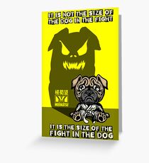 Pug Greeting Card