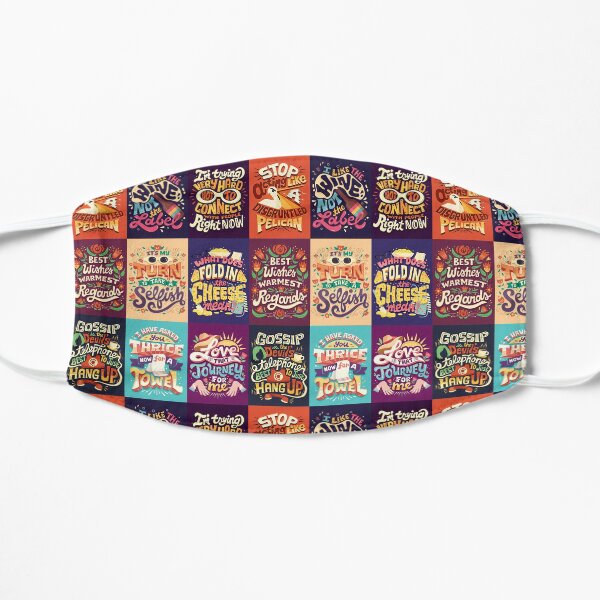 SC Collage Flat Mask
